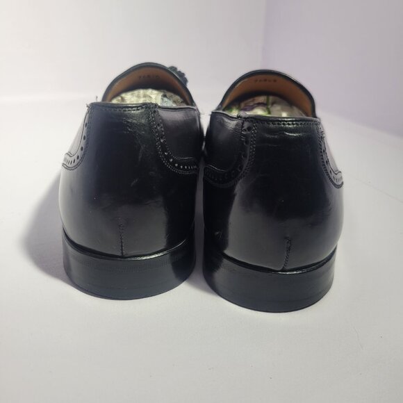 Emanuel Paolo 8016 Men\'s Size 9M Black Leather Tassel Loafers Dress Shoes main image 4